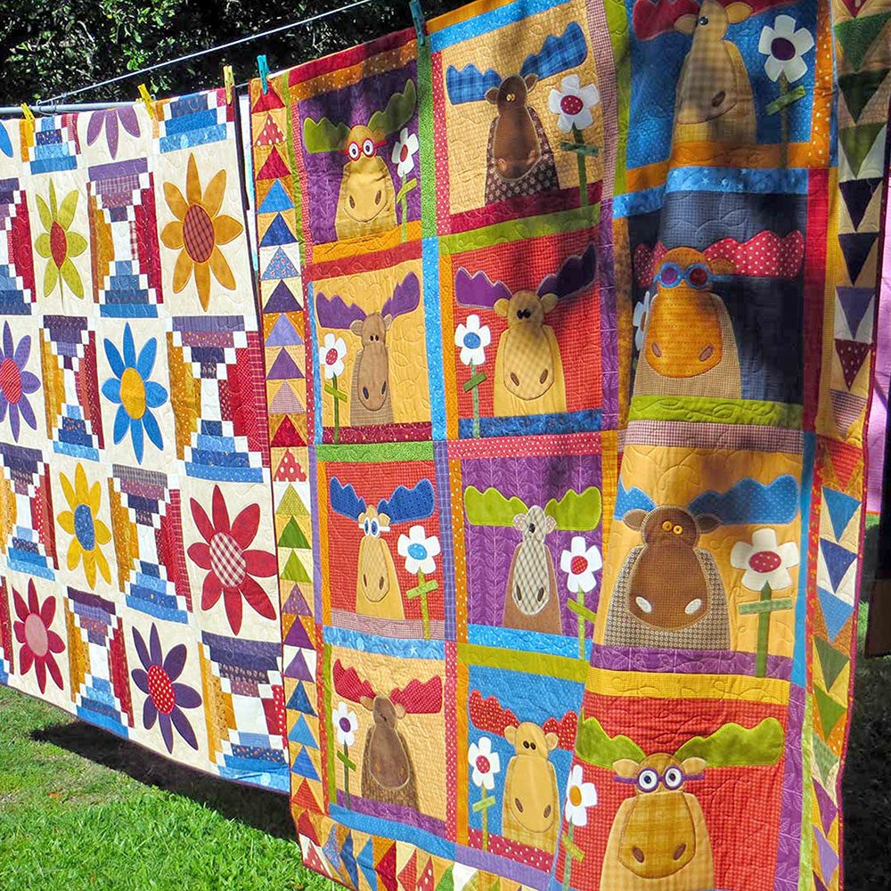 Desert Roses Quilt Pattern - PDF.