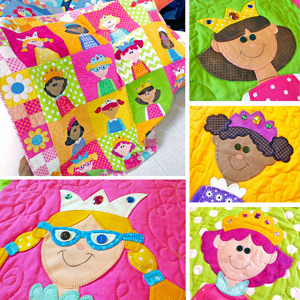 Little Princesses Quilt Pattern - PDF.