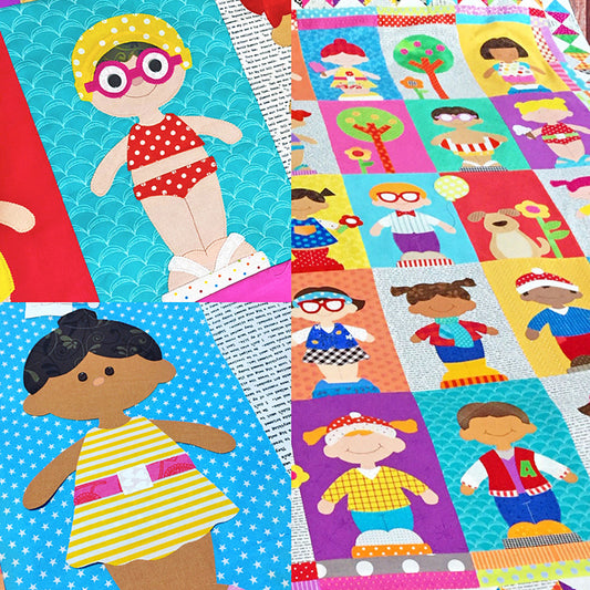 Paper Dolls Quilt (PDF Pattern)