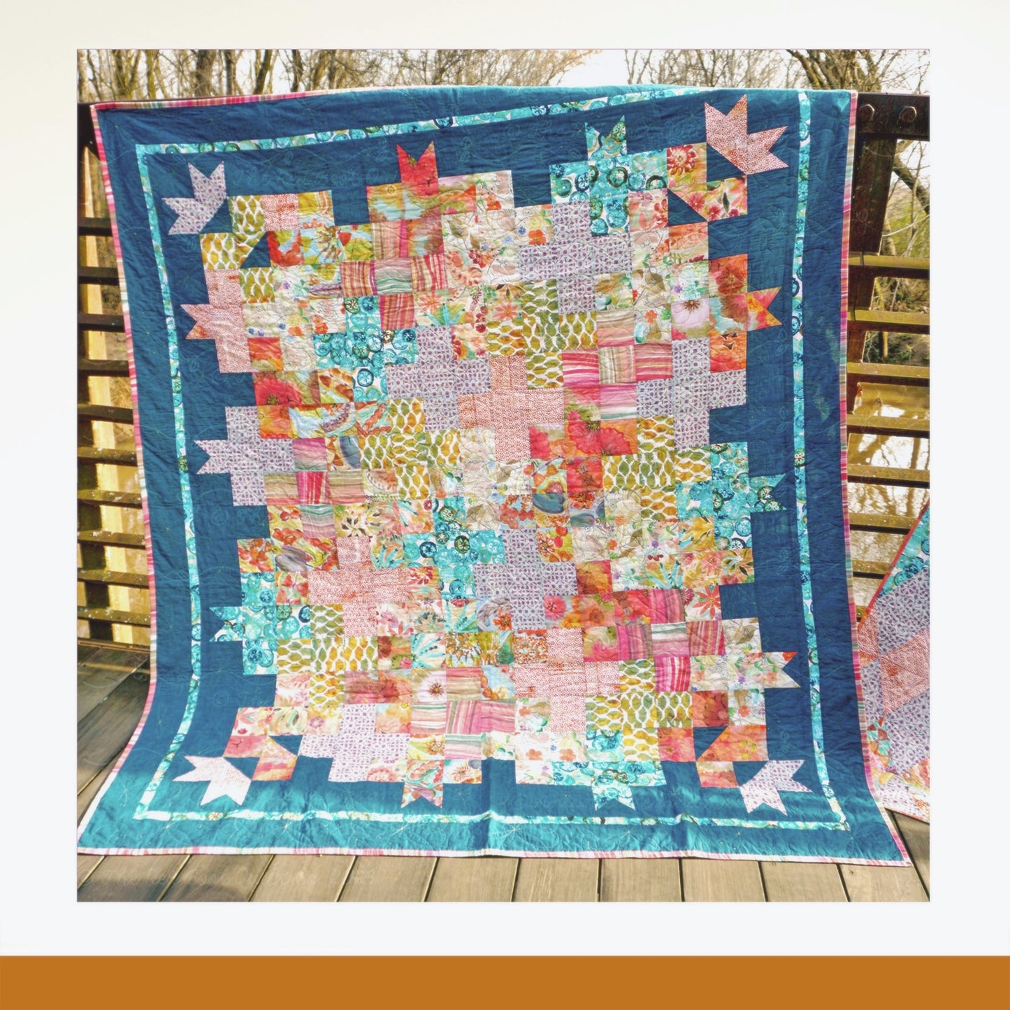 Jai Mandir Quilt Pattern - PDF.