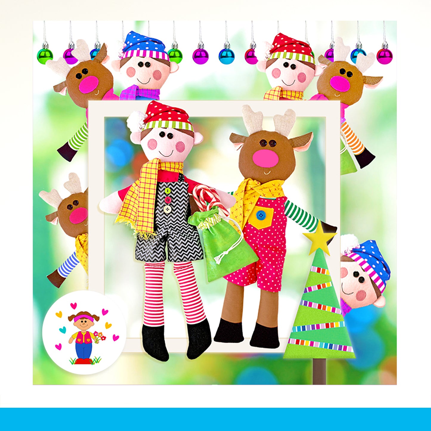 Kristy the Elf & Robin the Reindeer