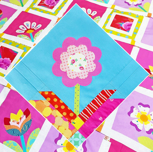 Pretty Kitty Princesses & Block 8 of the Sew-Along!