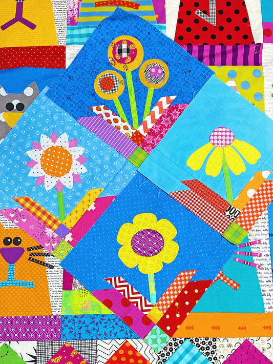 Happy Easter, Sew-Along Block 4, Friendship Garden Fabric