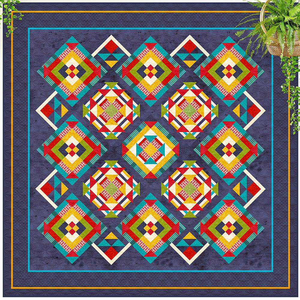 Counter Balance Quilt Pattern - PDF.