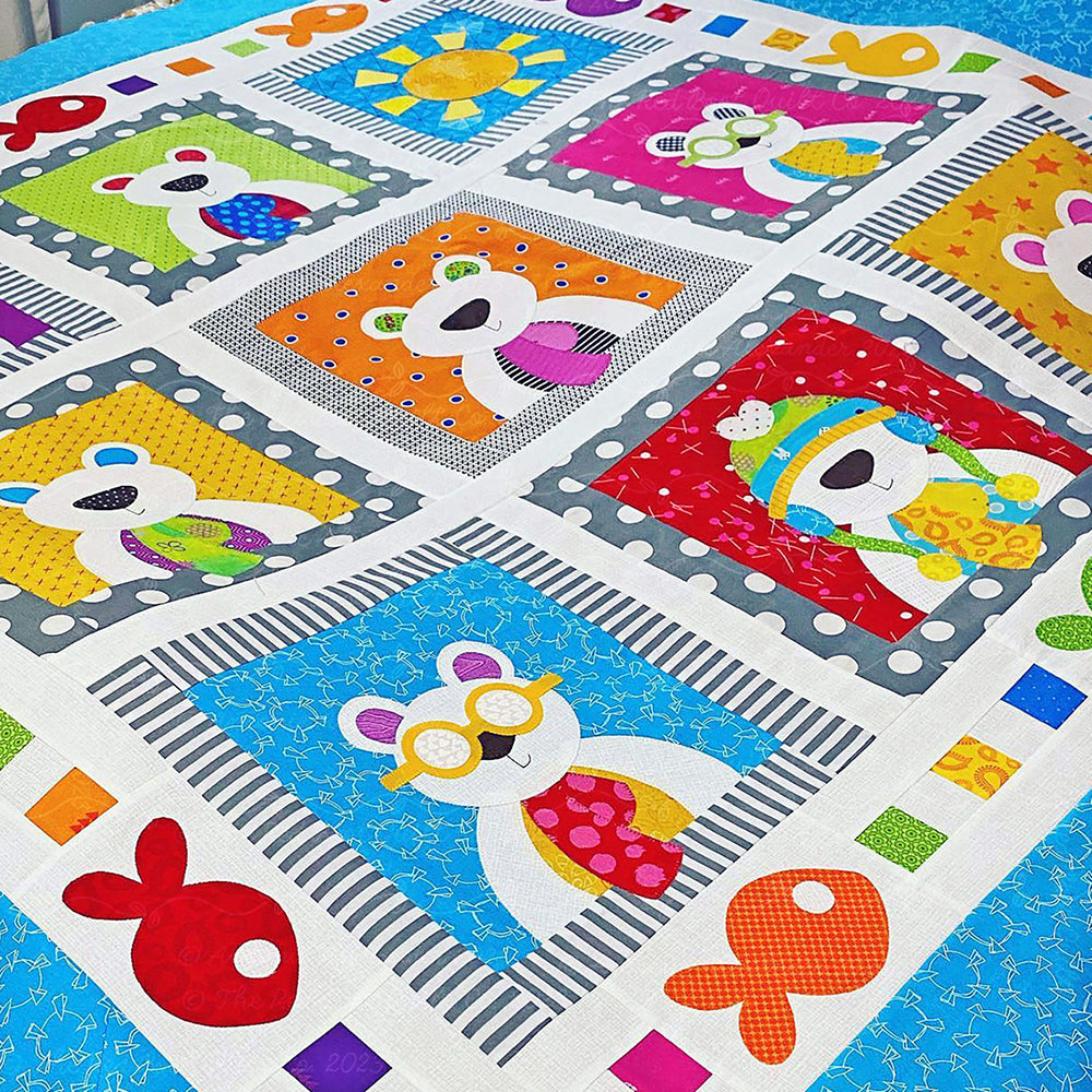 Everybody Freeze Quilt Pattern - PDF.