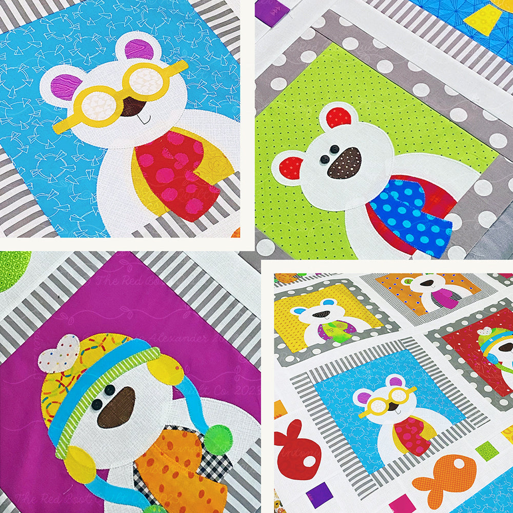 Everybody Freeze Quilt Pattern - PDF.