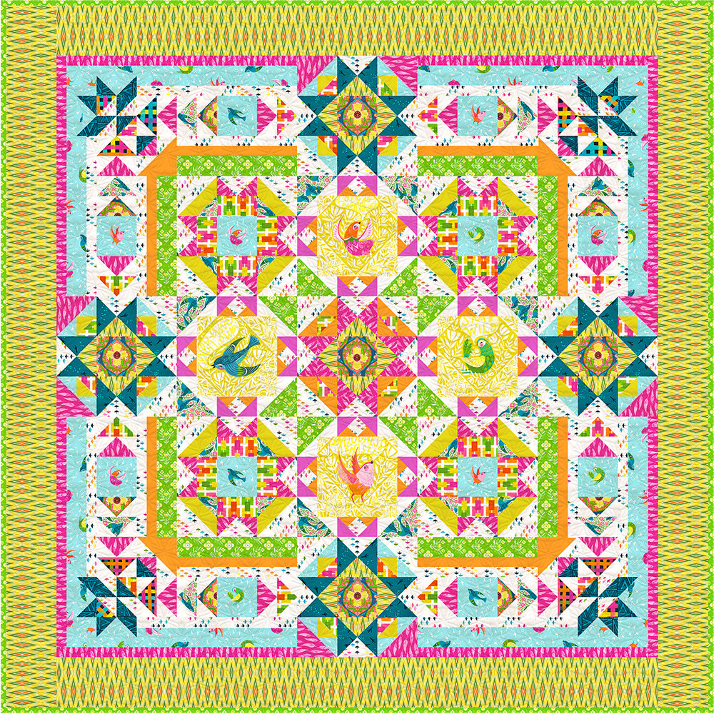 Flights of Fancy Quilt Pattern - PDF.