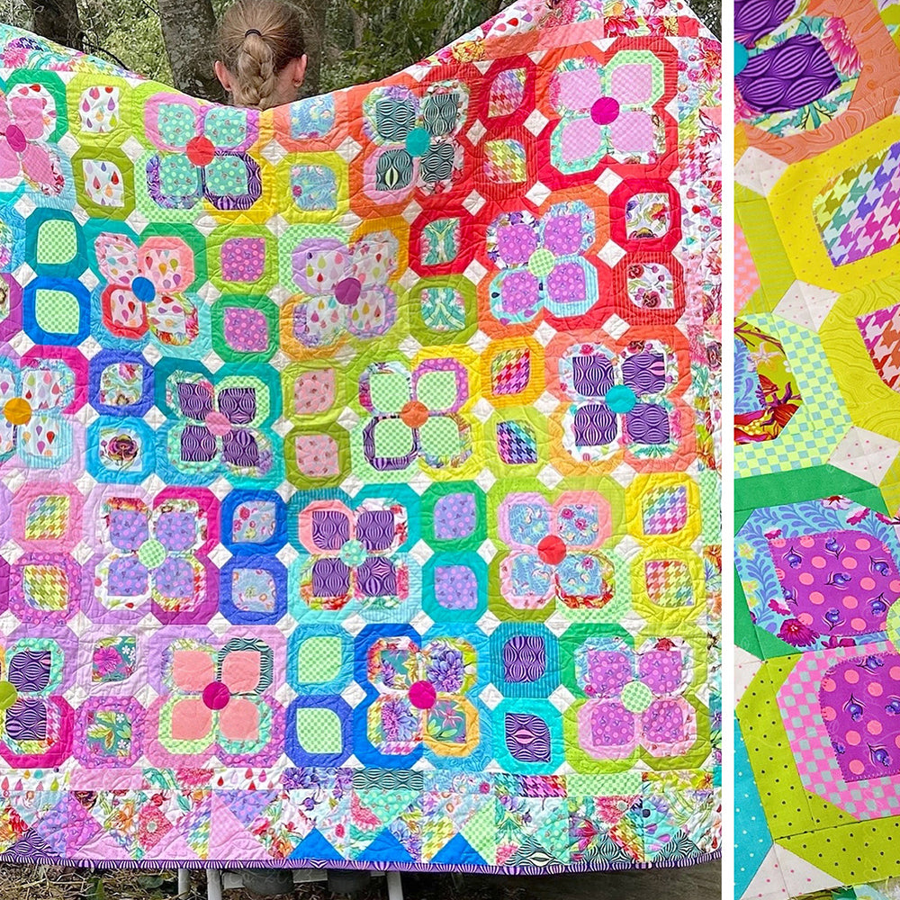 Untamed Garden Quilt Pattern - PDF.