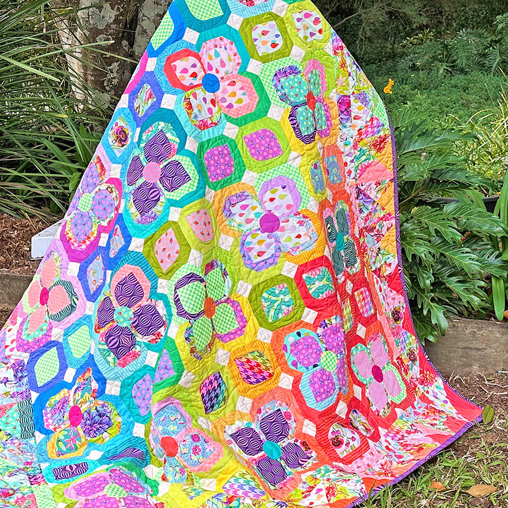 Untamed Garden Quilt Pattern - PDF.