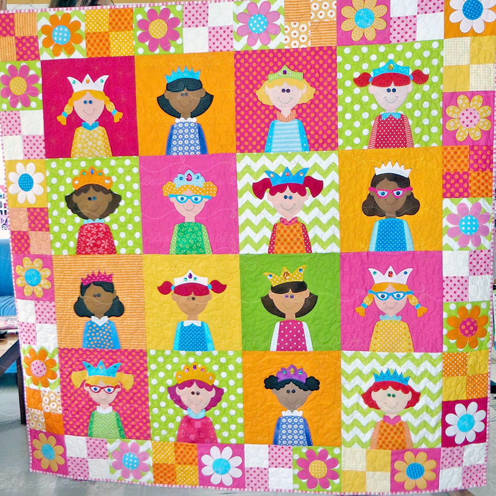 Little Princesses Quilt Pattern - PDF.