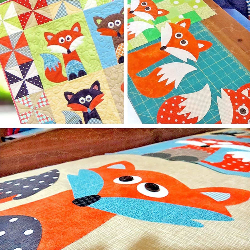 Mr Fox's Garden Quilt Pattern - PDF.