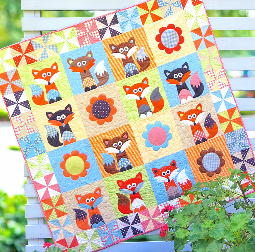 Mr Fox's Garden Quilt Pattern - PDF.