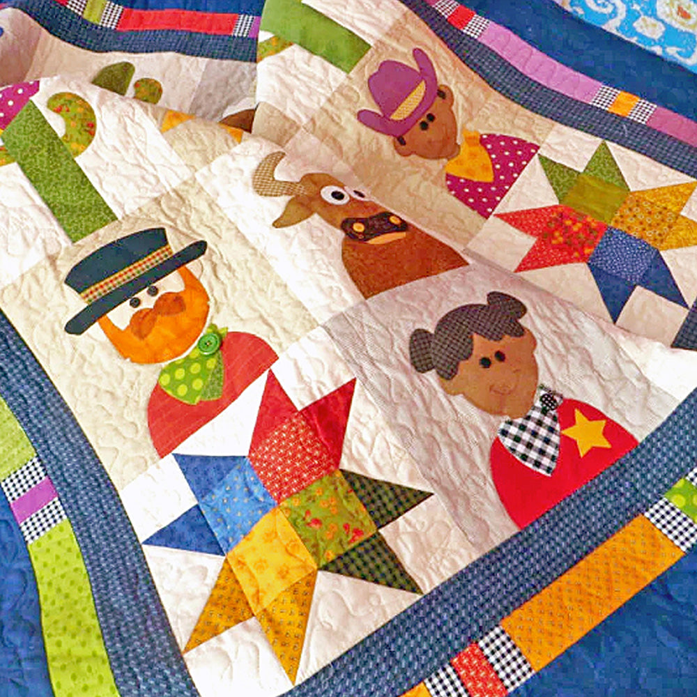 The Wild West Quilt Pattern - PDF.