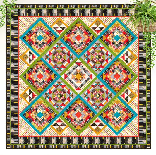 Counter Balance Quilt Pattern - PDF.