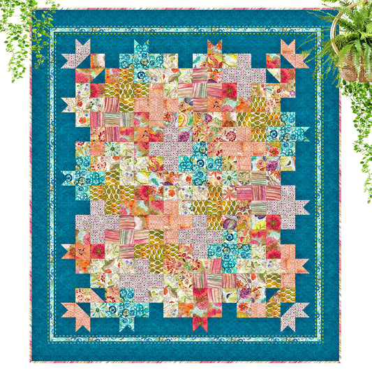 Jai Mandir Quilt Pattern - PDF.