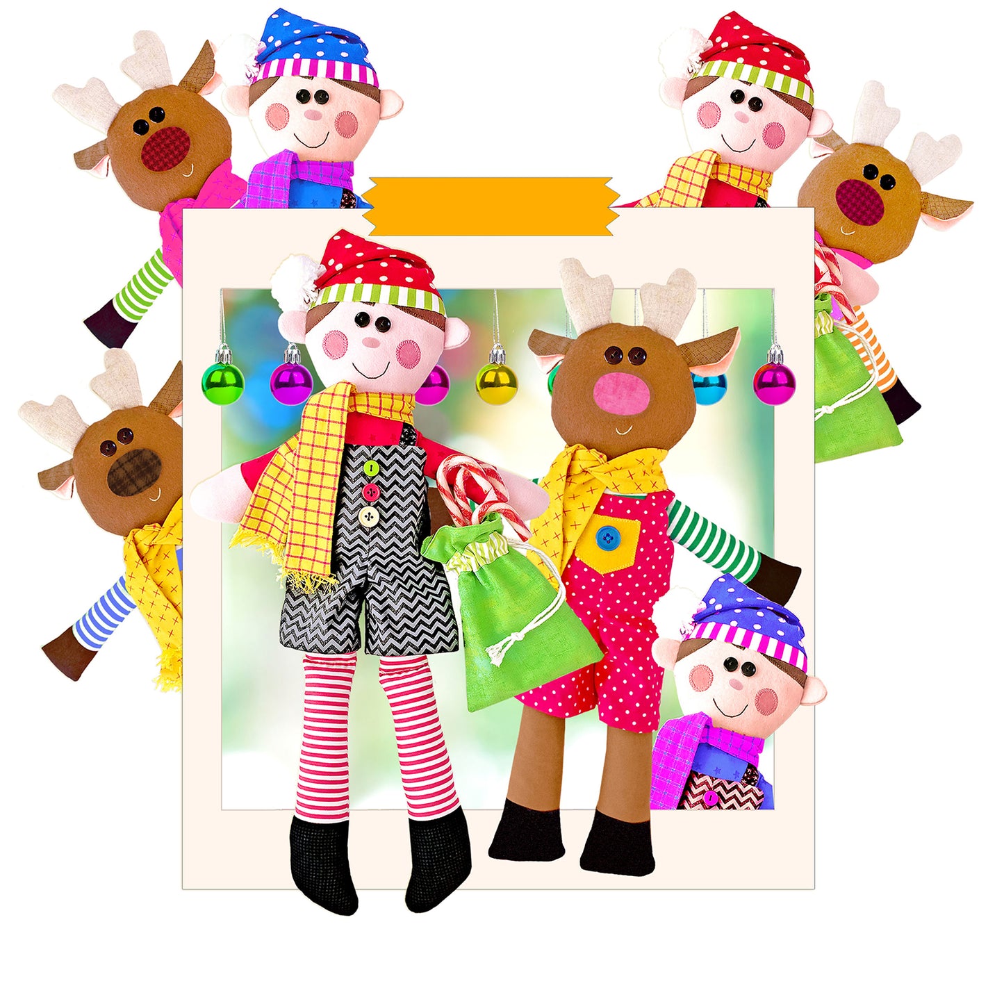 Kristy the Elf & Robin the Reindeer