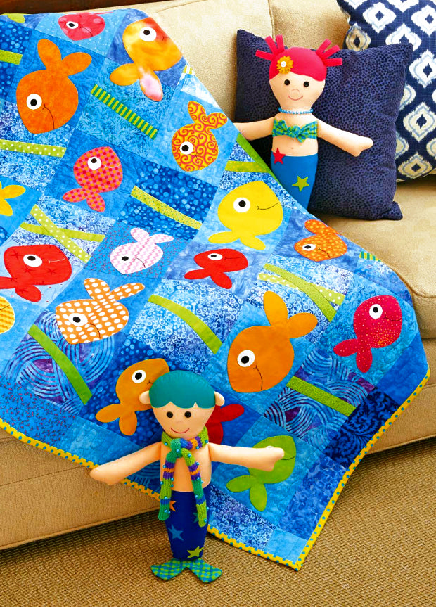 This Little Fishy Quilt (PDF Pattern)