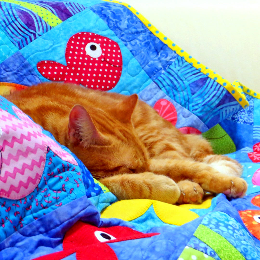 This Little Fishy Quilt (PDF Pattern)