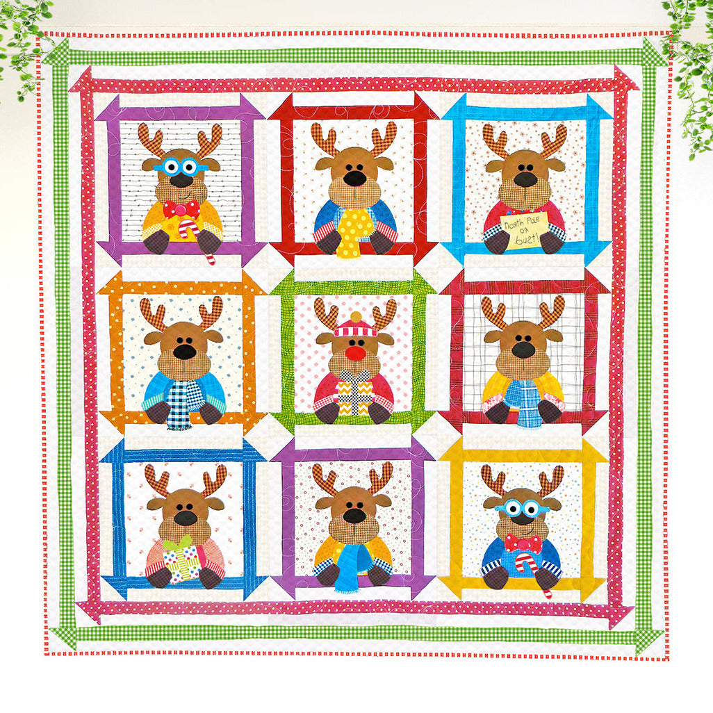 Reindeer Games Quilt (PDF Pattern)
