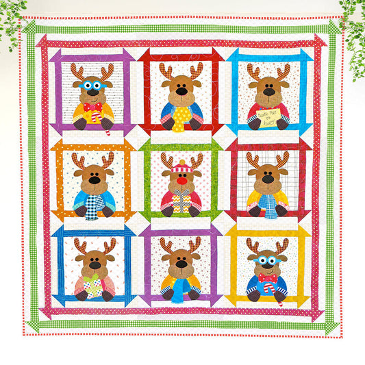Reindeer Games Quilt (PDF Pattern)