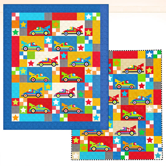 Speed Racers Quilt (PDF Pattern)