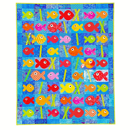 This Little Fishy Quilt (PDF Pattern)