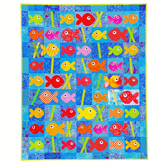 This Little Fishy Quilt (PDF Pattern)
