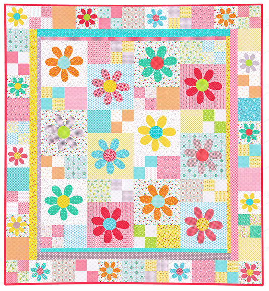 Vintage Daisies & Candy Blossoms Quilt Patterns - PDF.