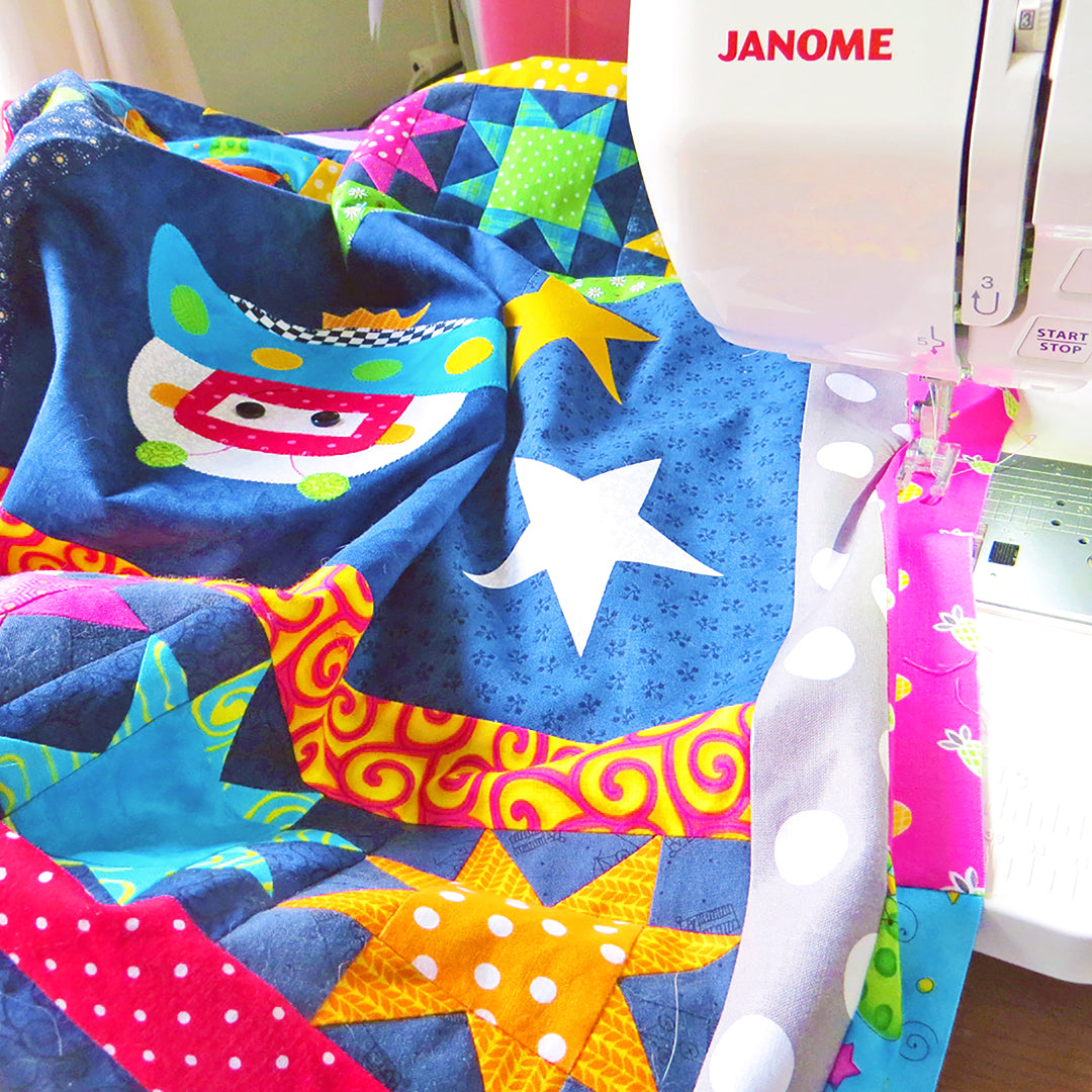 Zoom to the Moon Quilt (PDF Pattern)