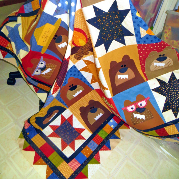 Camp Grizzly Quilt (PDF Pattern)