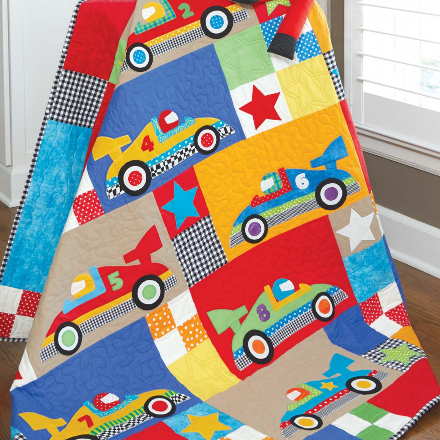 Speed Racers Quilt Pattern - PDF