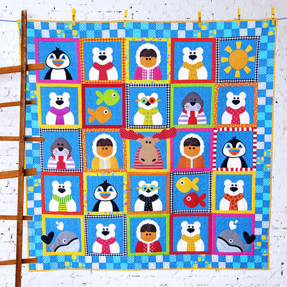 Fun at the North Pole Quilt (PDF Pattern)
