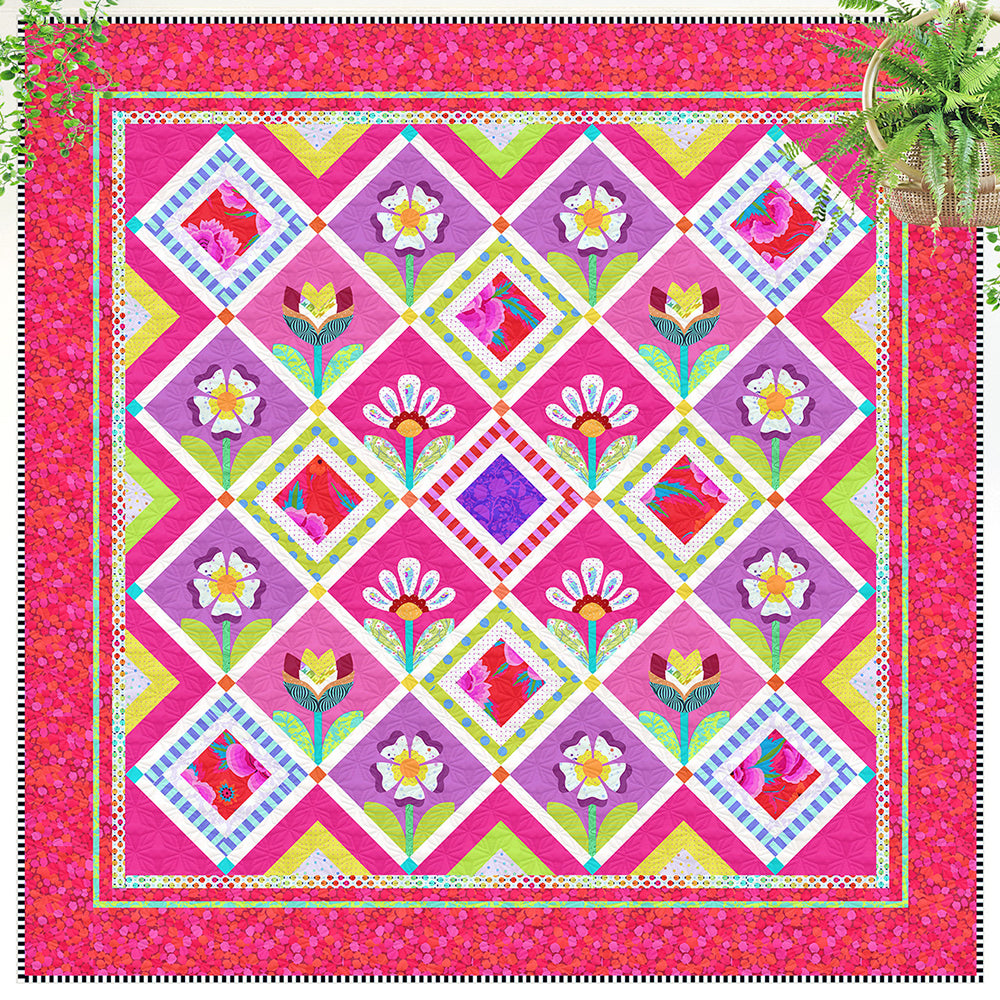 The Tuileries Quilt Pattern - PDF.
