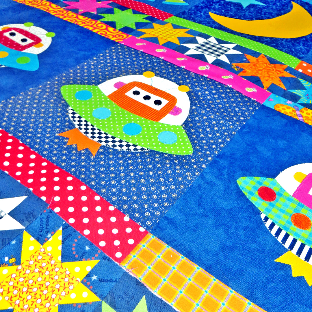 Zoom to the Moon Quilt (PDF Pattern)